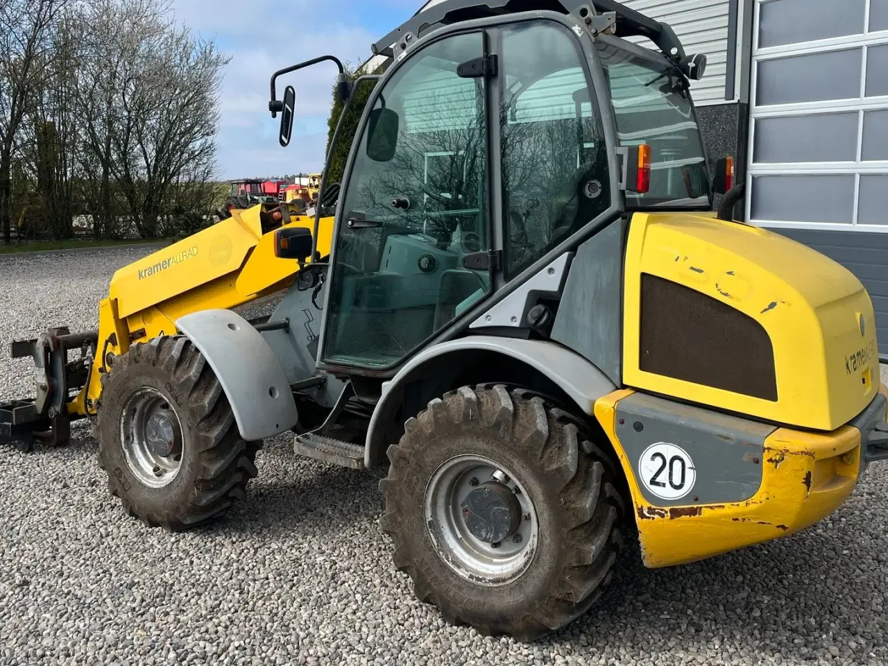 Billede 3 - Kramer 750T Allrad med pallegafler og adabter. Med teleskop-arm
