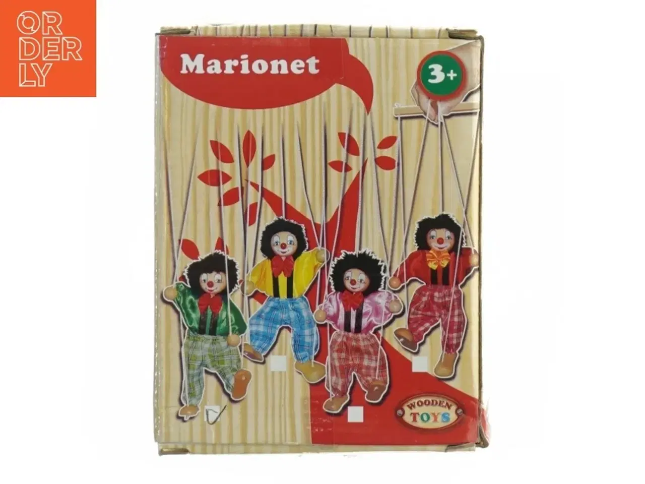 Billede 6 - Marionetdukke med tilhørende kasse (str. Længde af dukke. 20 cm)