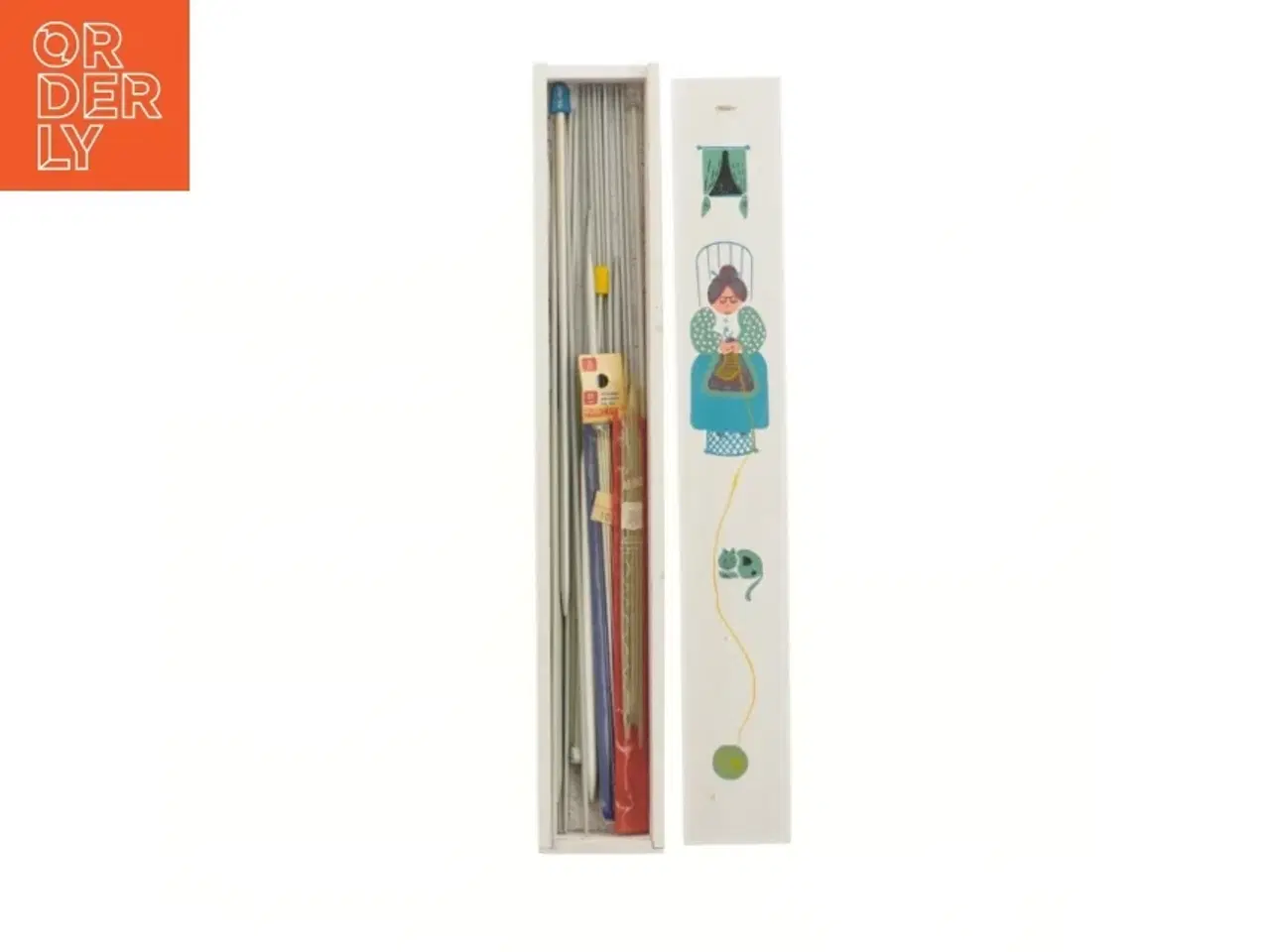 Billede 2 - Strikkepinde med opbevaringskasse