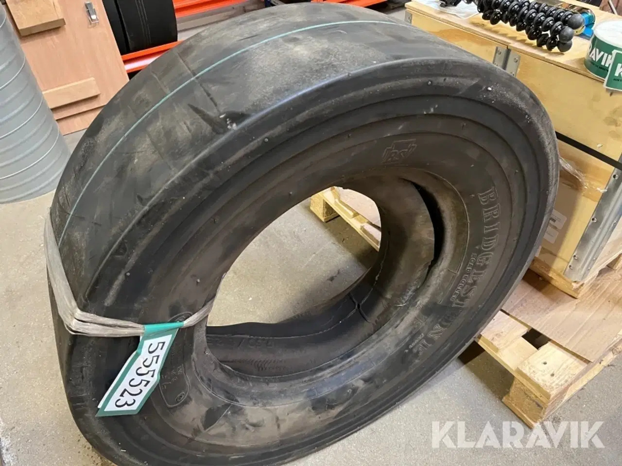 Billede 2 - Dæk til vejtromle Bridgestone 7.50x16 6 lags