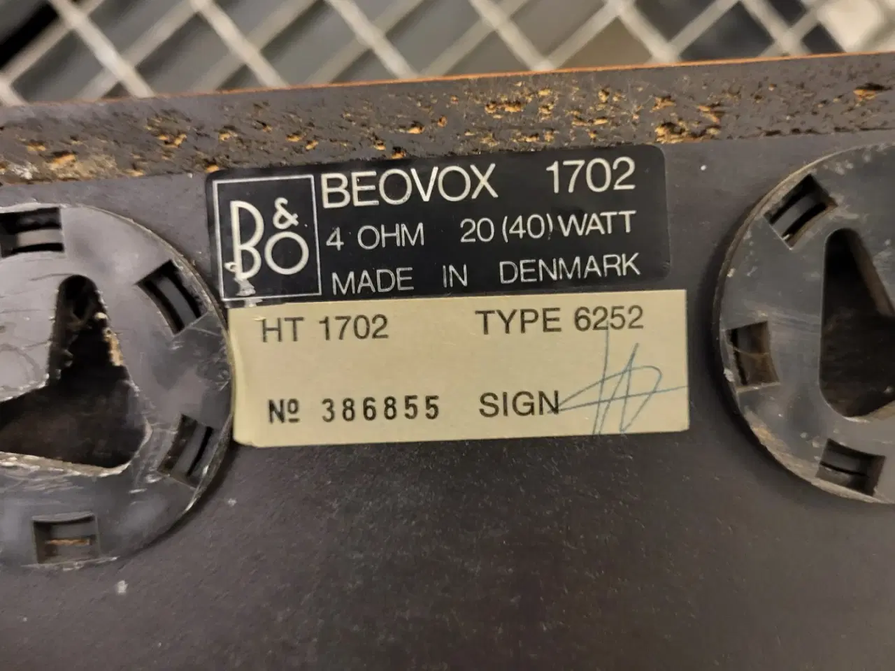 Billede 2 - Beovox 1702 sælges