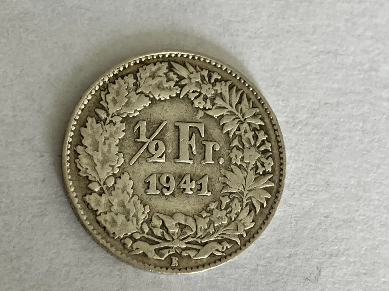 Billede 1 - 1/2 Franc Switzerland 1941