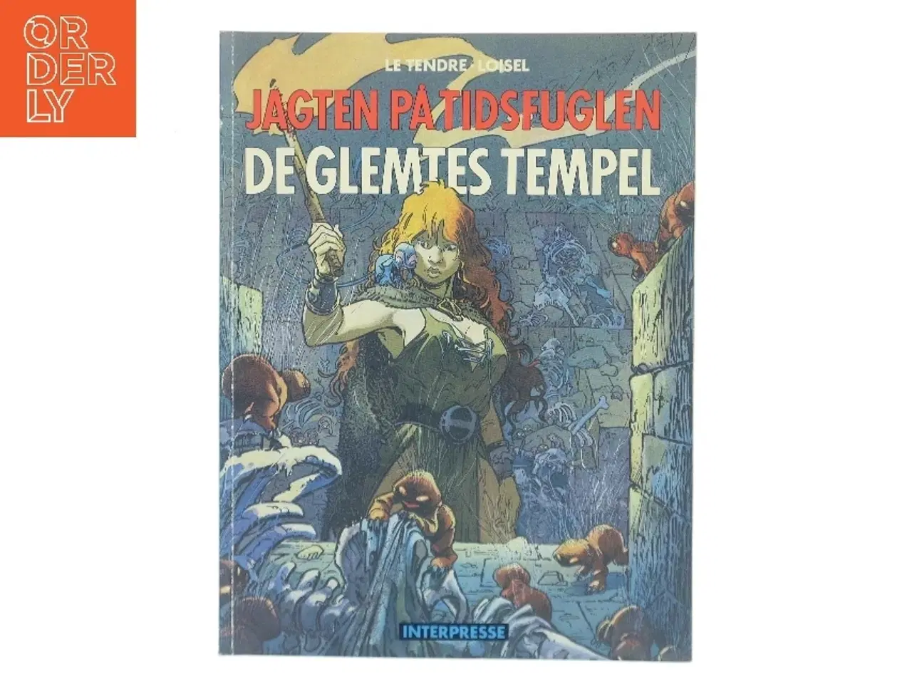 Billede 1 - Jagten på Tidsfuglen: De Glemtes Tempel af Le Tendre (Bog)