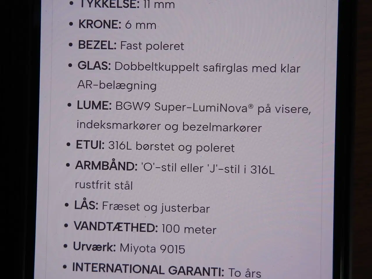 Billede 6 - LÆKKERT UR FRA MÆRKET EREBUS