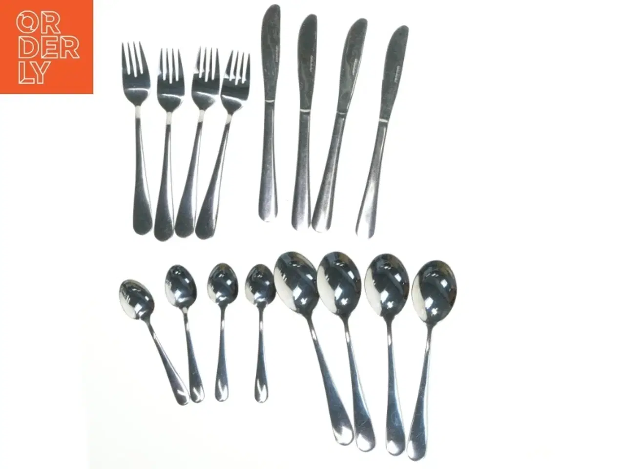 Billede 1 - Bestiksæt af rustfrit stål fra Aida (str. 19 cm)