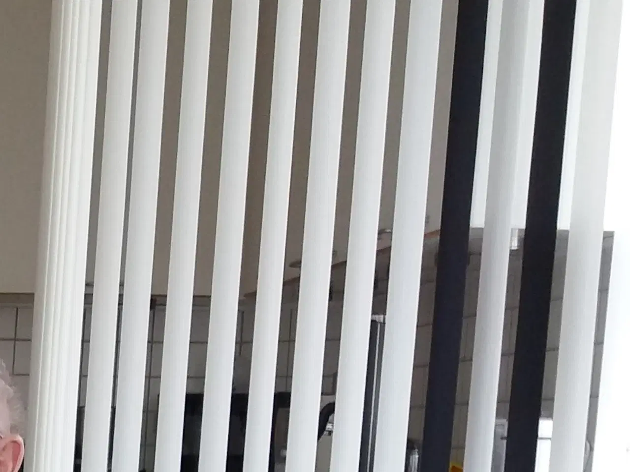 Billede 1 - Lamelgardiner med skinner.