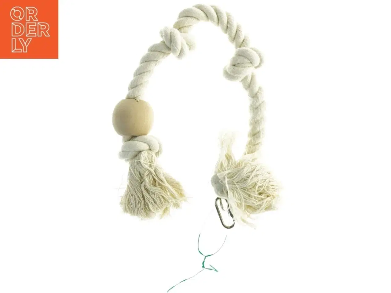 Billede 3 - Hundelegetøj i reb med trækugle (str. 58 cm)