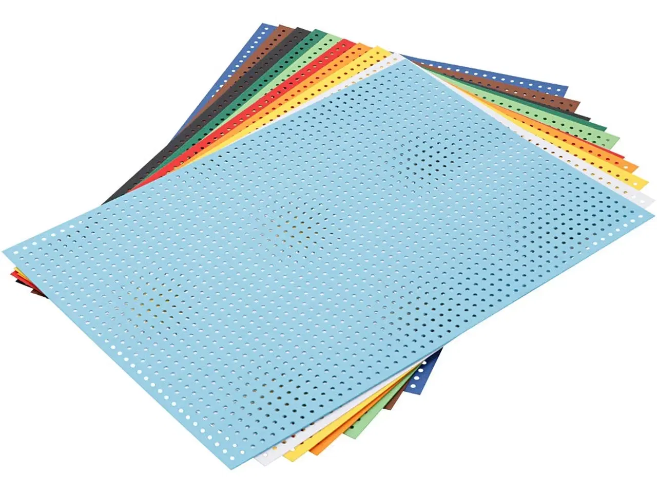 Billede 1 - Sykarton 17,5x24,5 cm - 10 ark i assorterede farver
