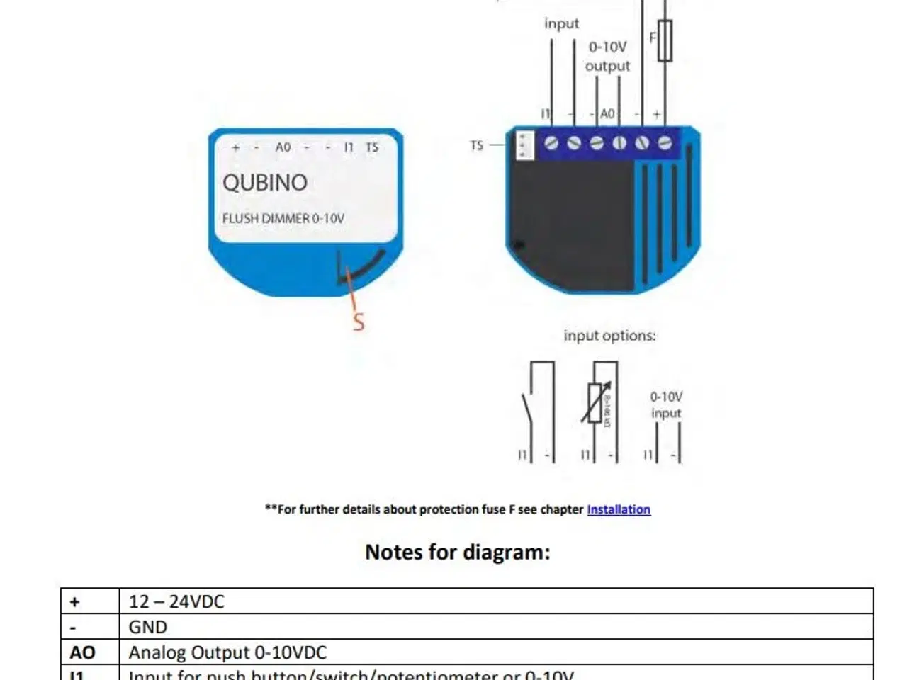 Billede 2 - QUBINO - Z-Wave+ Flush Dimmer 0-10V ZMNHVD1