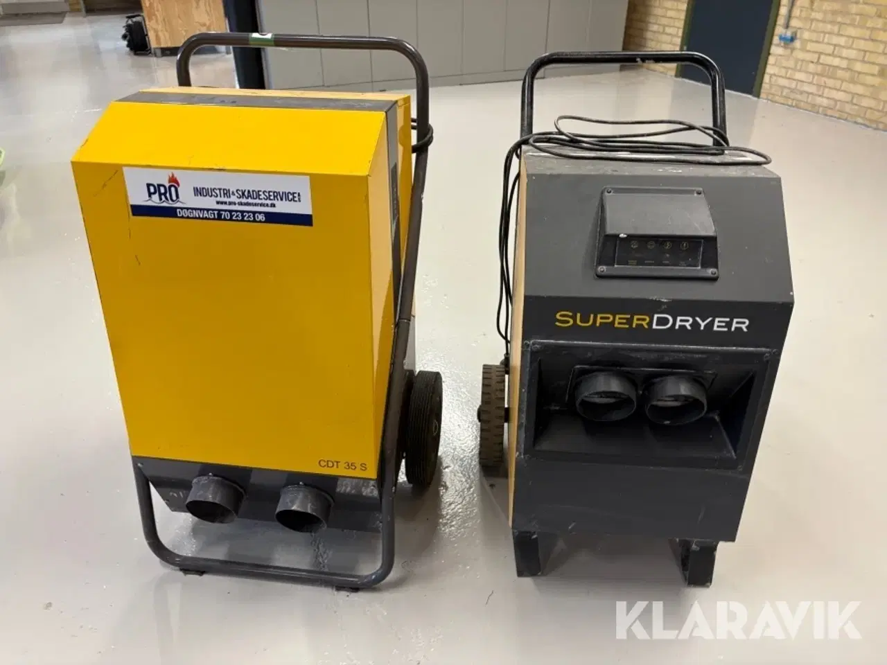 Billede 2 - Affugtere Dantherm / Fral CDT 35 S / super dryer 2 styk