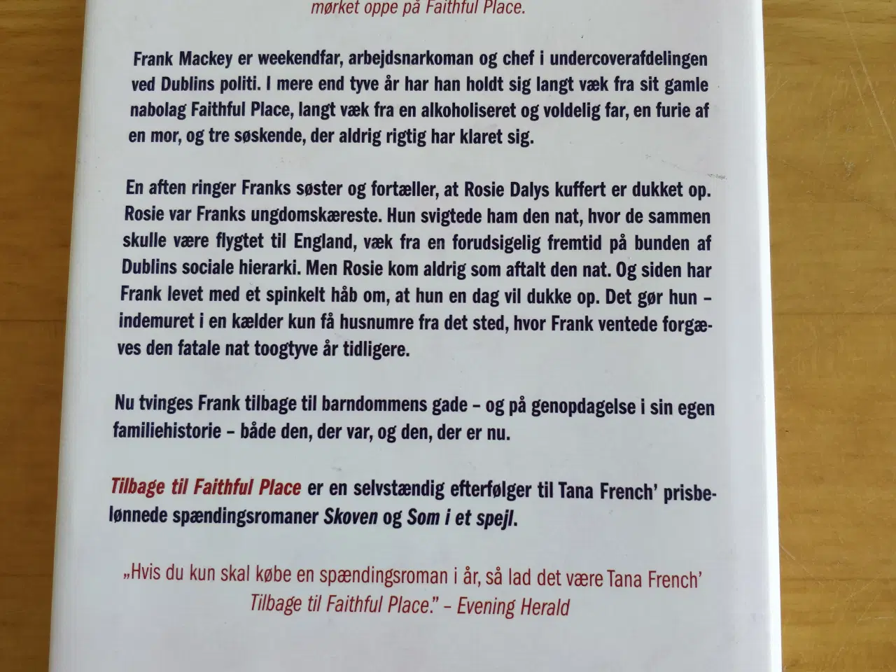 Billede 4 - Tilbage til Faithful Place, Tana French