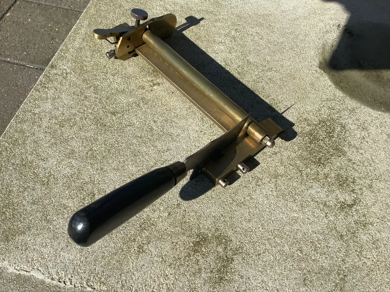 Billede 6 - Remskærer LÆDER i messing 200 mm