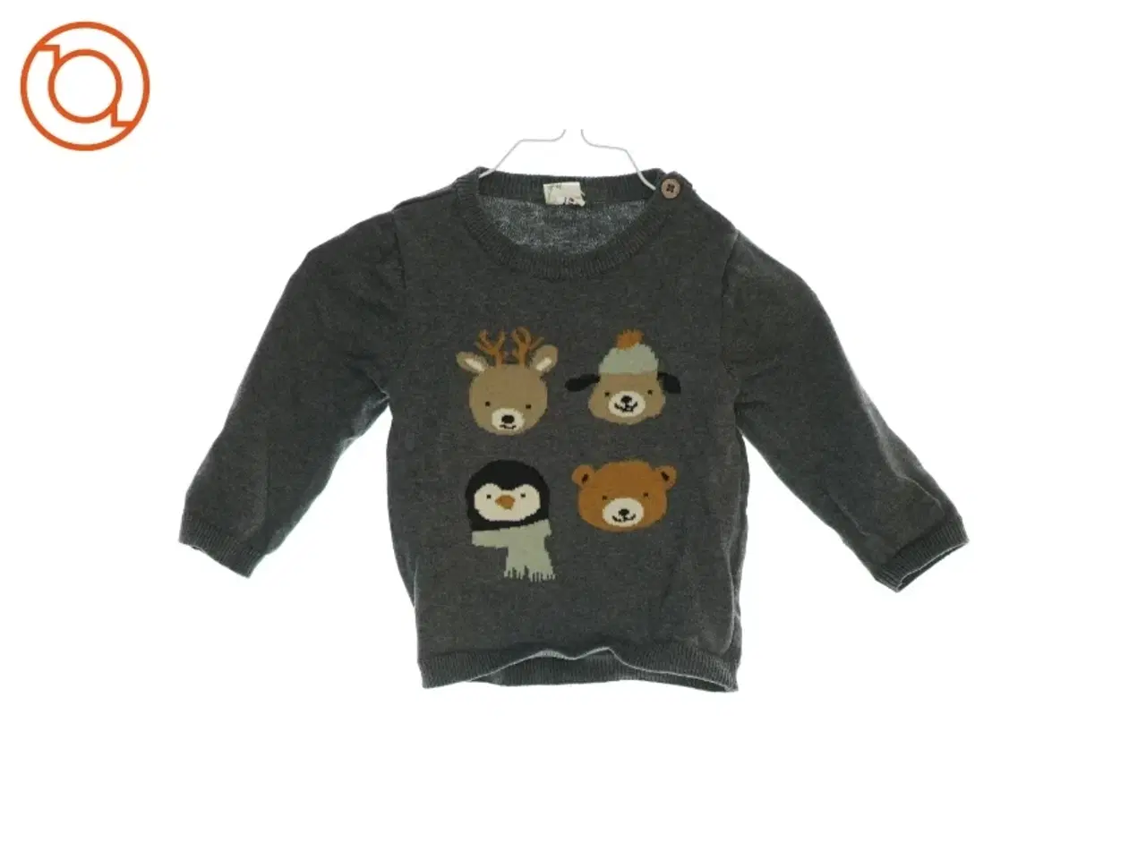 Billede 1 - Bluse med jule print fra H&M