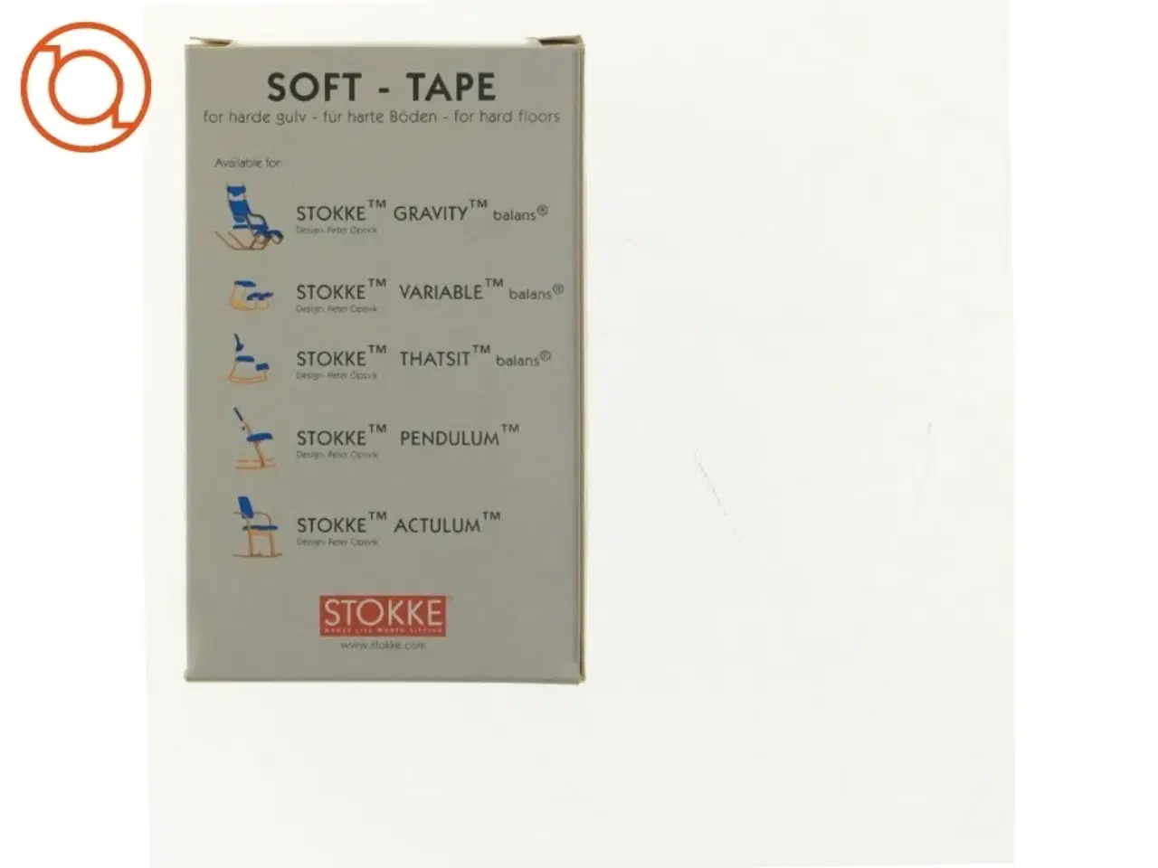Billede 2 - Soft tape TIL STOKKE STOL fra STOKKE (str. 12 x 7 cm)