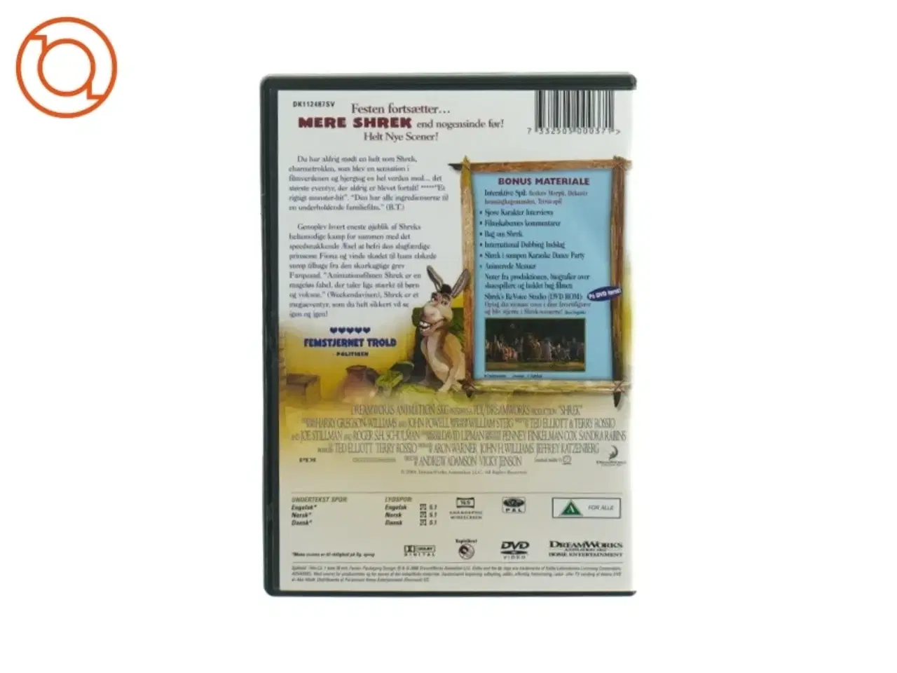 Billede 3 - Shrek dvd