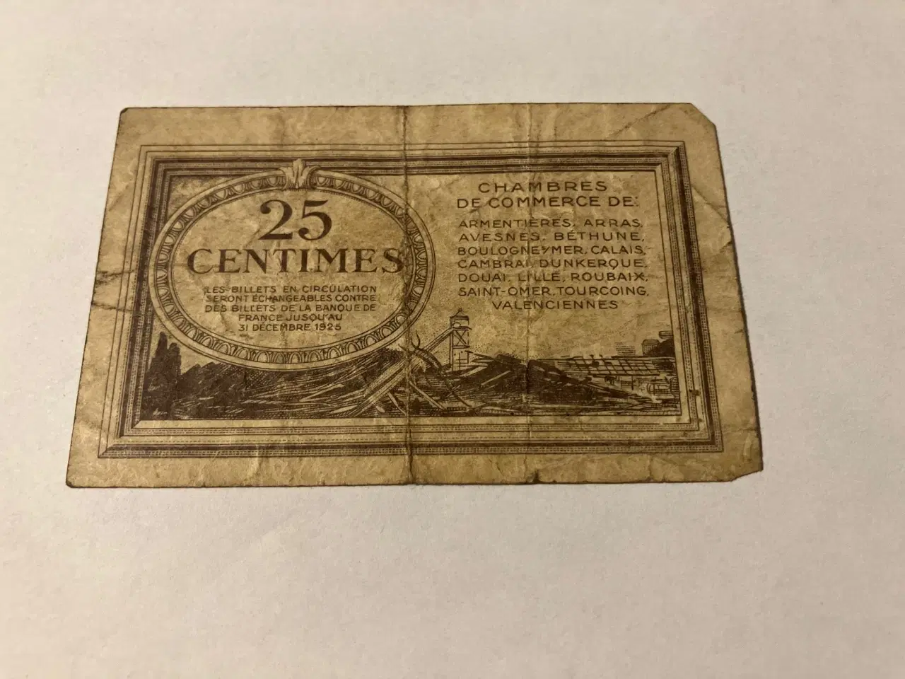 Billede 2 - 0,25 Centimes 1925 France