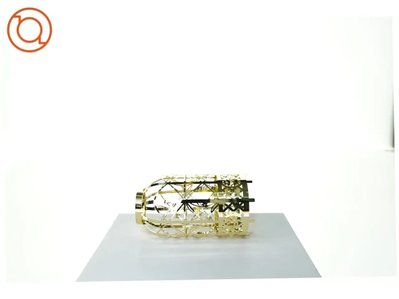 Billede 2 - Julepynt, golden christmas fra Royal Copenhagen (str. 20 x 10 cm)