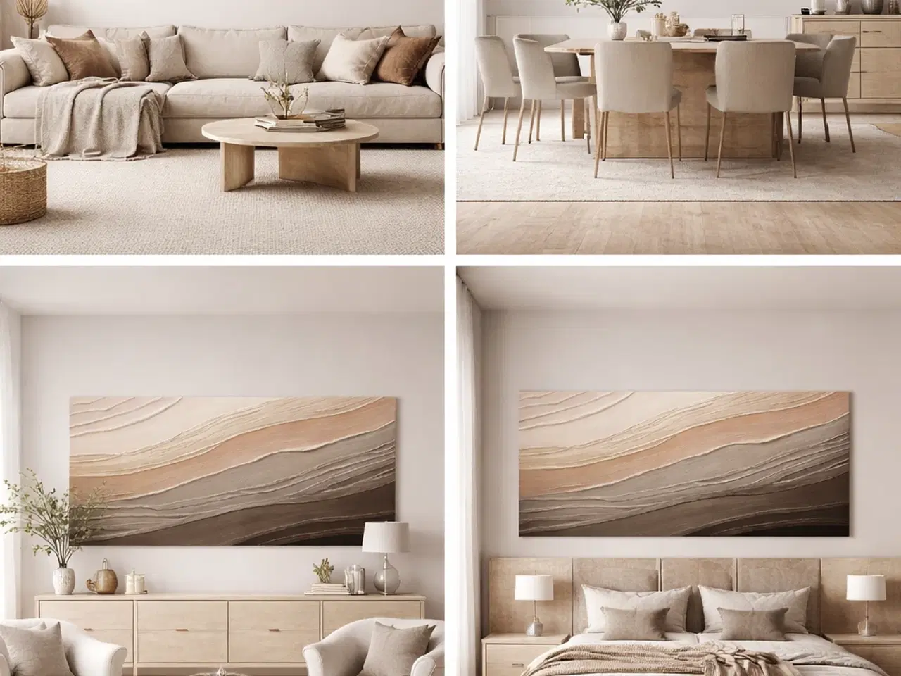 Billede 5 - Stort maleri 95 x 200 cm (Gratis levering)