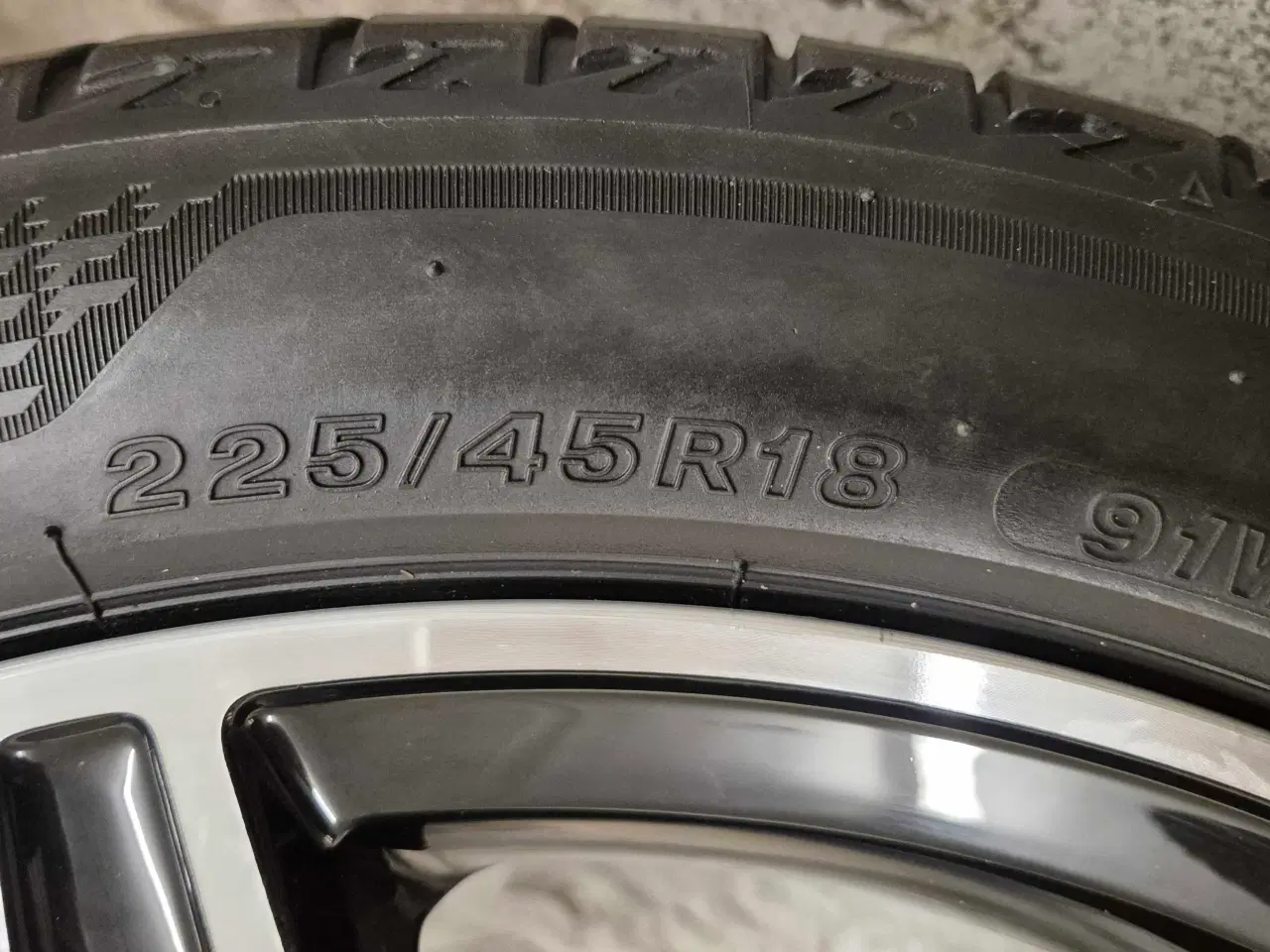 Billede 5 - 5x112 MERCEDES "AMG" ORIGINAL ALUFÆLGE MED SOMMERD