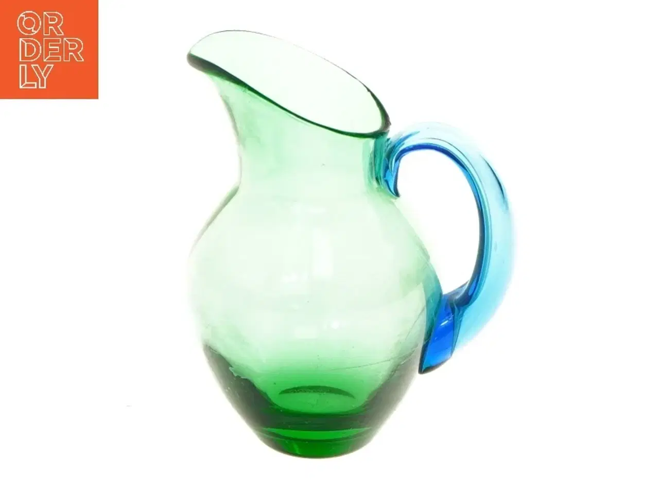 Billede 1 - Glaskande med blå hank (str. 12,5 cm) fra Orrefors