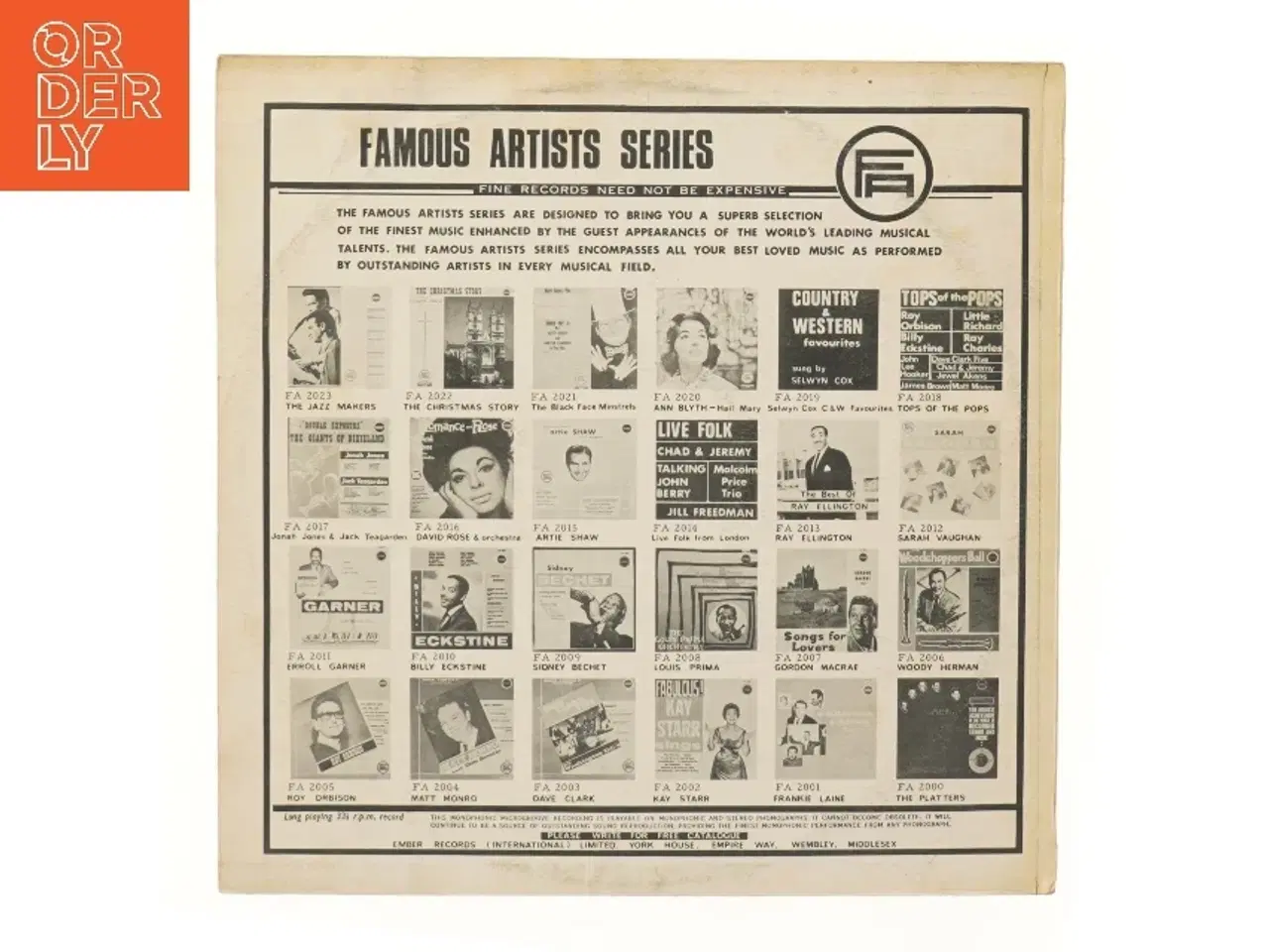 Billede 2 - Ireland&#39;s Greatest Sounds LP fra Ember Records