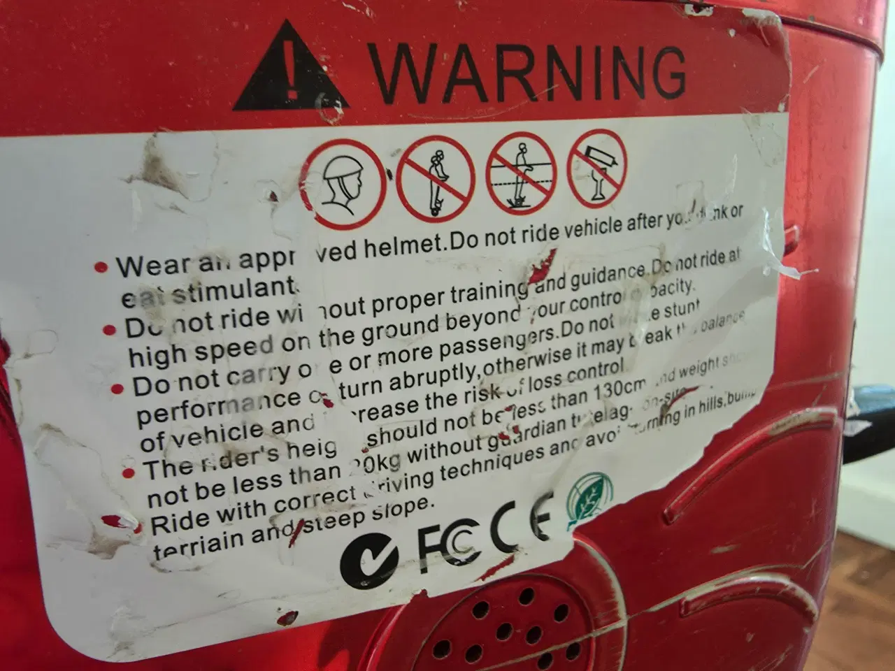 Billede 4 - Segboard "Skate flash" med oplader og brugsanvisni