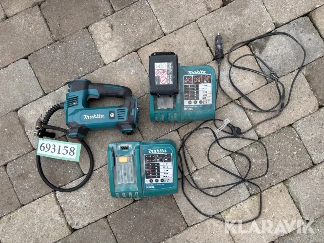Billede 4 - Kompressor Makita DMP180 - batteridrevet
