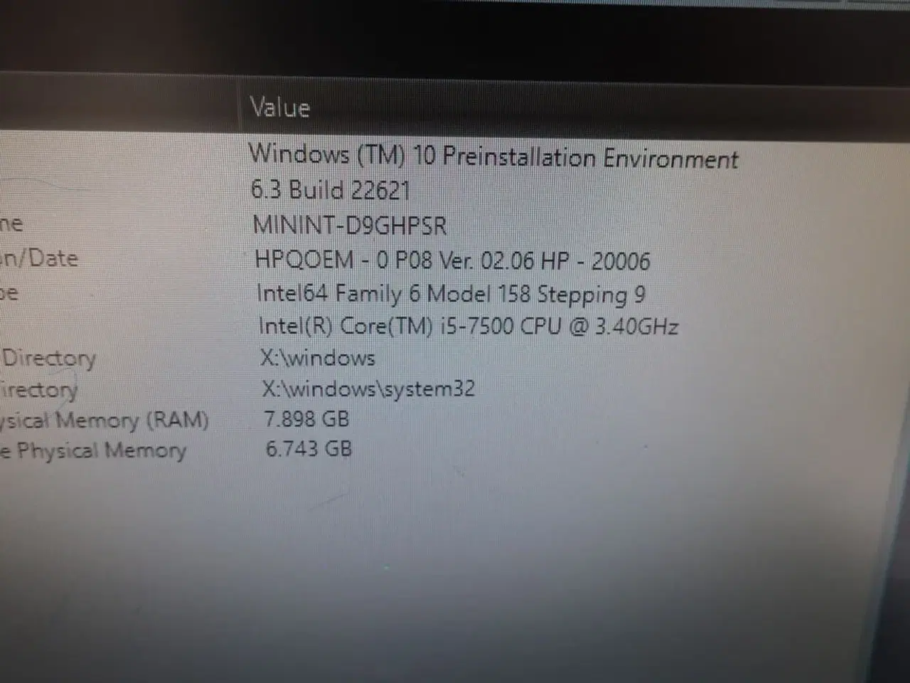 Billede 5 - Skærm 22" m. tastatur HP L2206w (PC medfølger ikke)