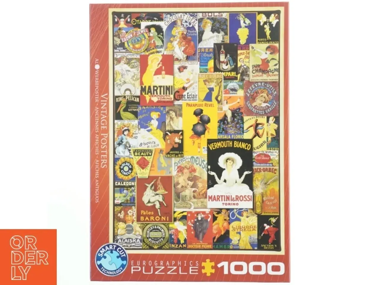 Billede 6 - puslespil, 1000, med vintage reklame plakater (str. 48x68 cm)