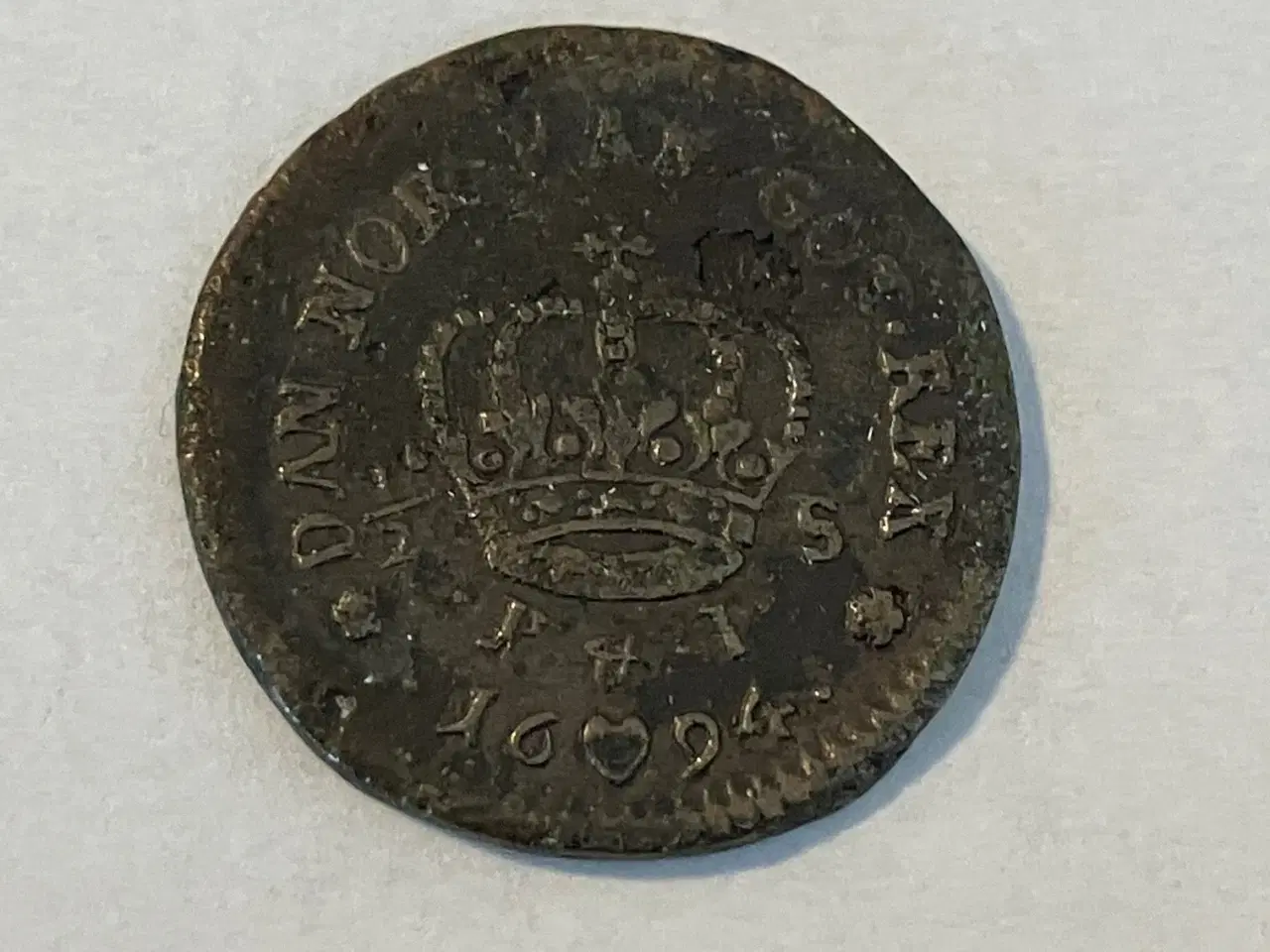 Billede 1 - 1/2 skilling 1694