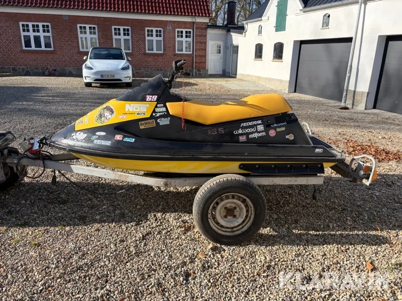 Billede 2 - Vandscooter Polaris SL 1050 med ophalervogn