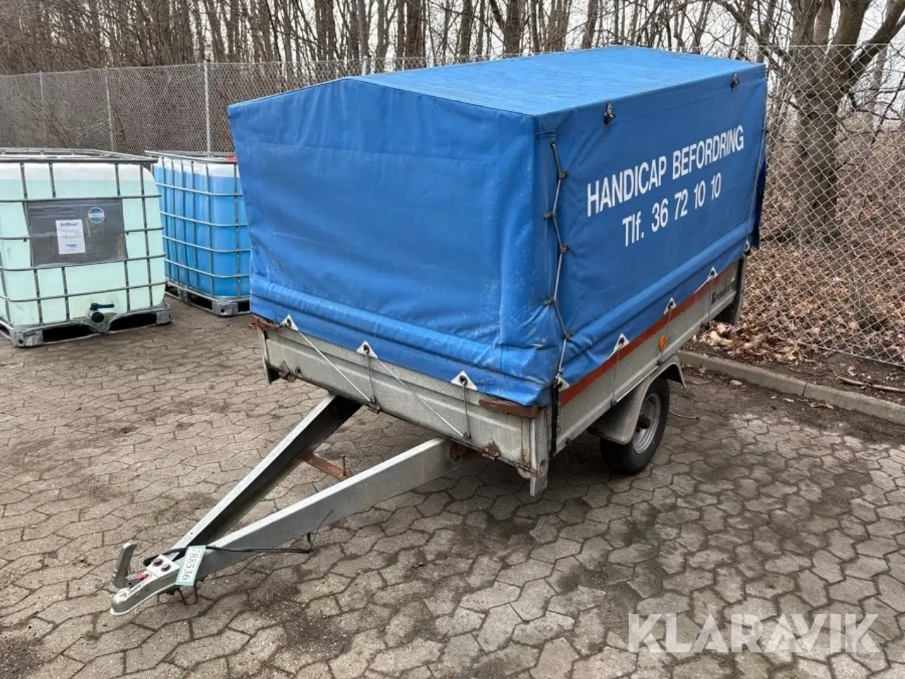 Billede 1 - Lukket trailer Brenderup Handy 57 A