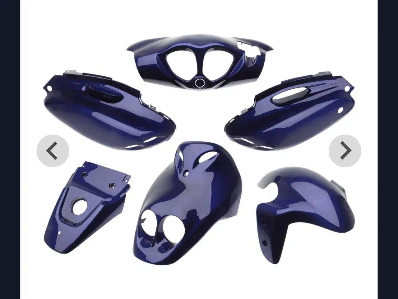 Billede 1 - Blå lilla skjold sæt til pgo pmx 