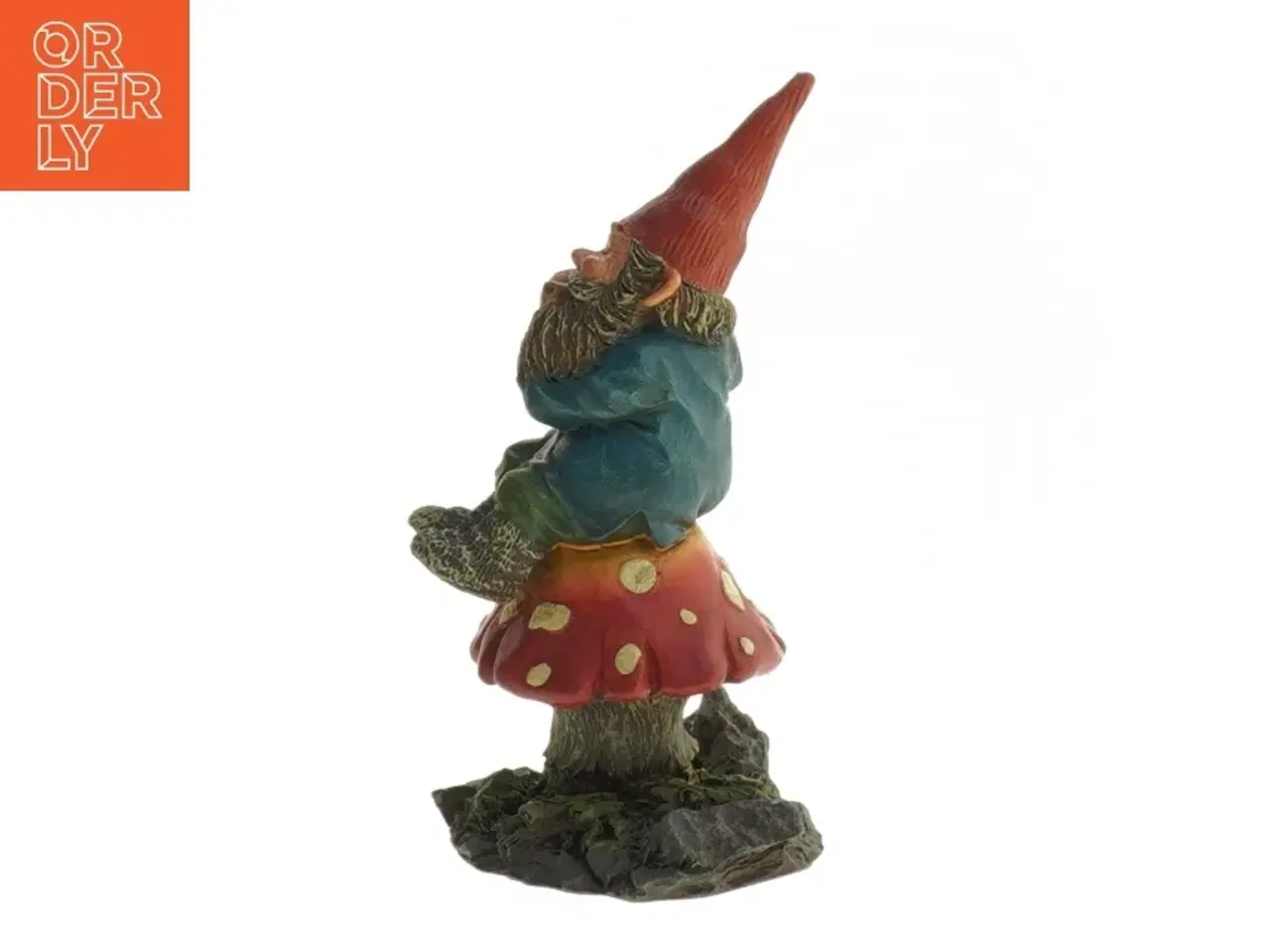 Billede 4 - Dekorativ figur af nisse (str. 12 cm)