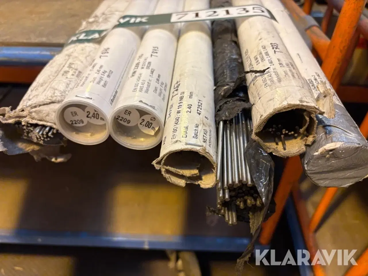 Billede 2 - Blandede lot svejsetråd Rodacciai - 7 ruller
