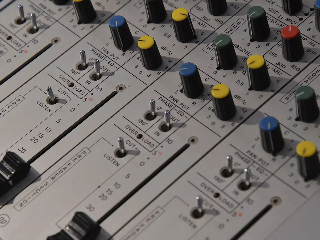 Billede 3 - NP Elektroakustik prof. lydmixer med 4 kanaler