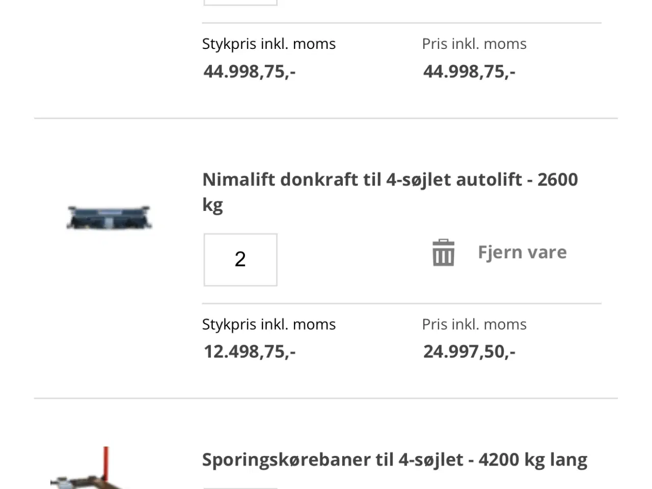 Billede 8 - Nima 4- søjlet 5t aurolift fra 2018