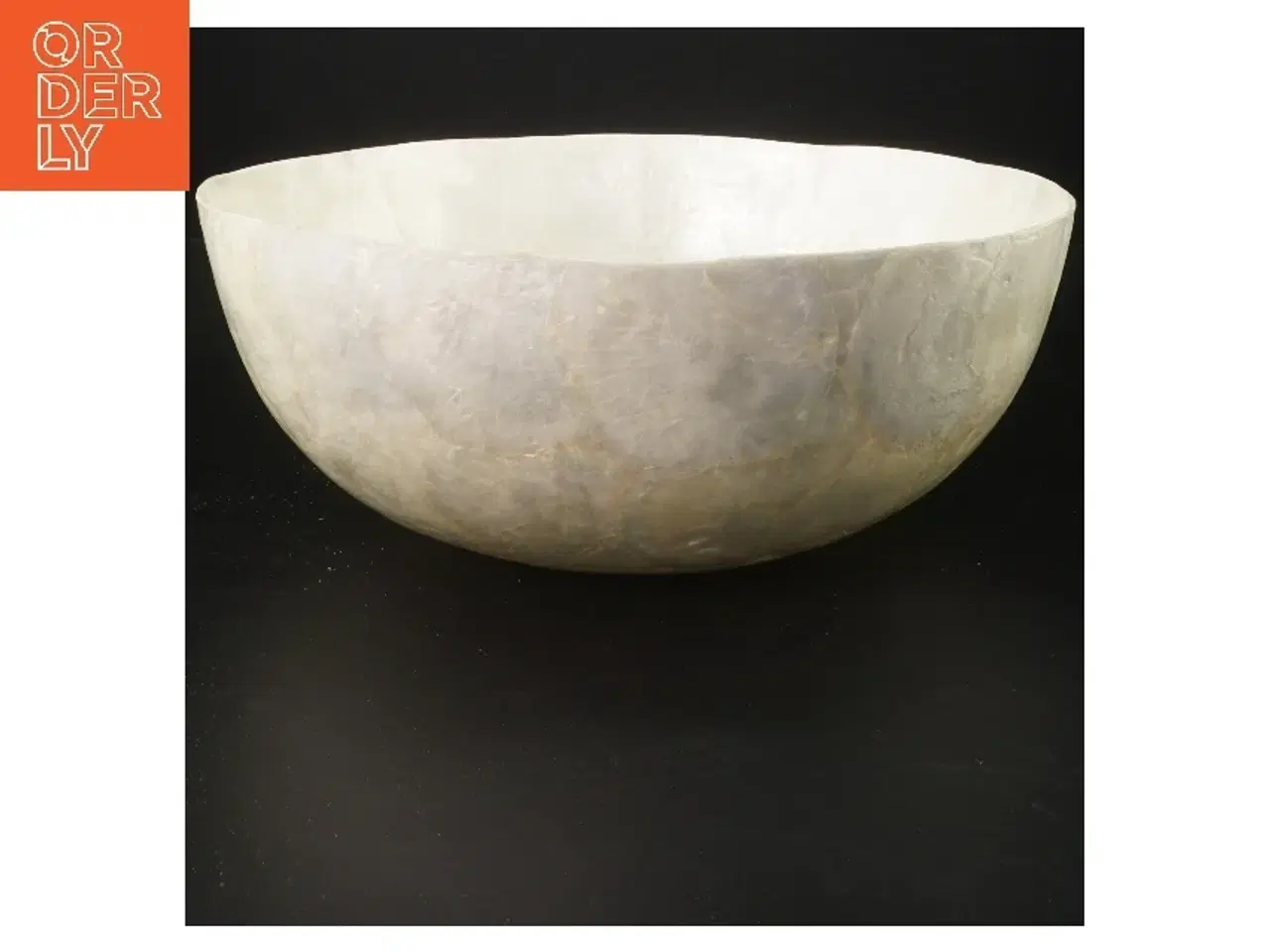 Billede 1 - Ny Capiz Dekorativ perlemorsskål (str. Ø 25 cm)