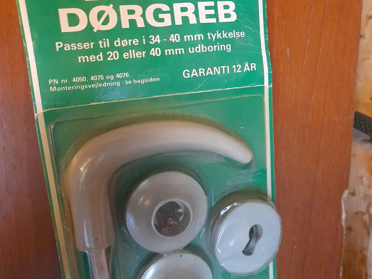 Billede 6 - Trædør inklusiv dørhåndtag - Nyt