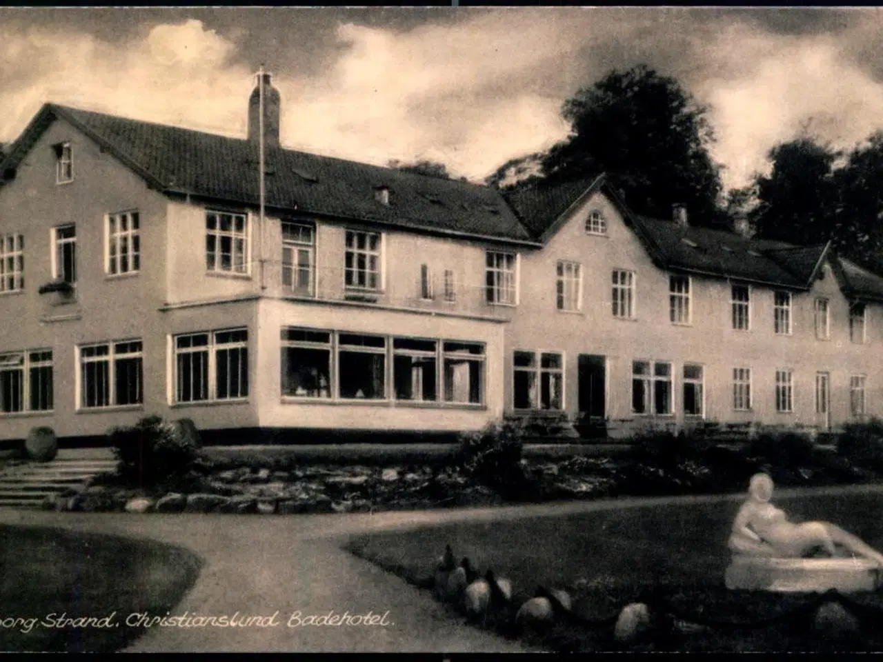 Billede 1 - Nyborg Strand -  Christianslund Badehotel - Nyborg Strands Kiosk 10815 - Ubrugt