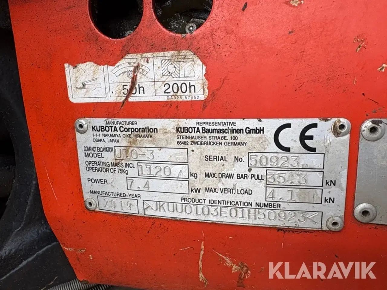 Billede 6 - Gravemaskine Kubota U10-3