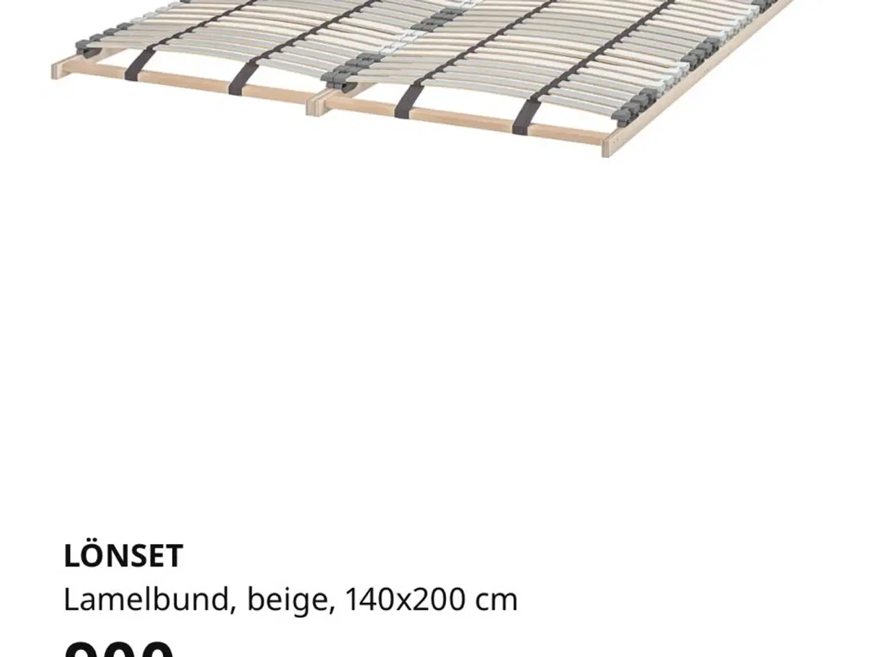 Billede 5 - IKEA Neiden seng med Åfjäll madras og Lönset lamel