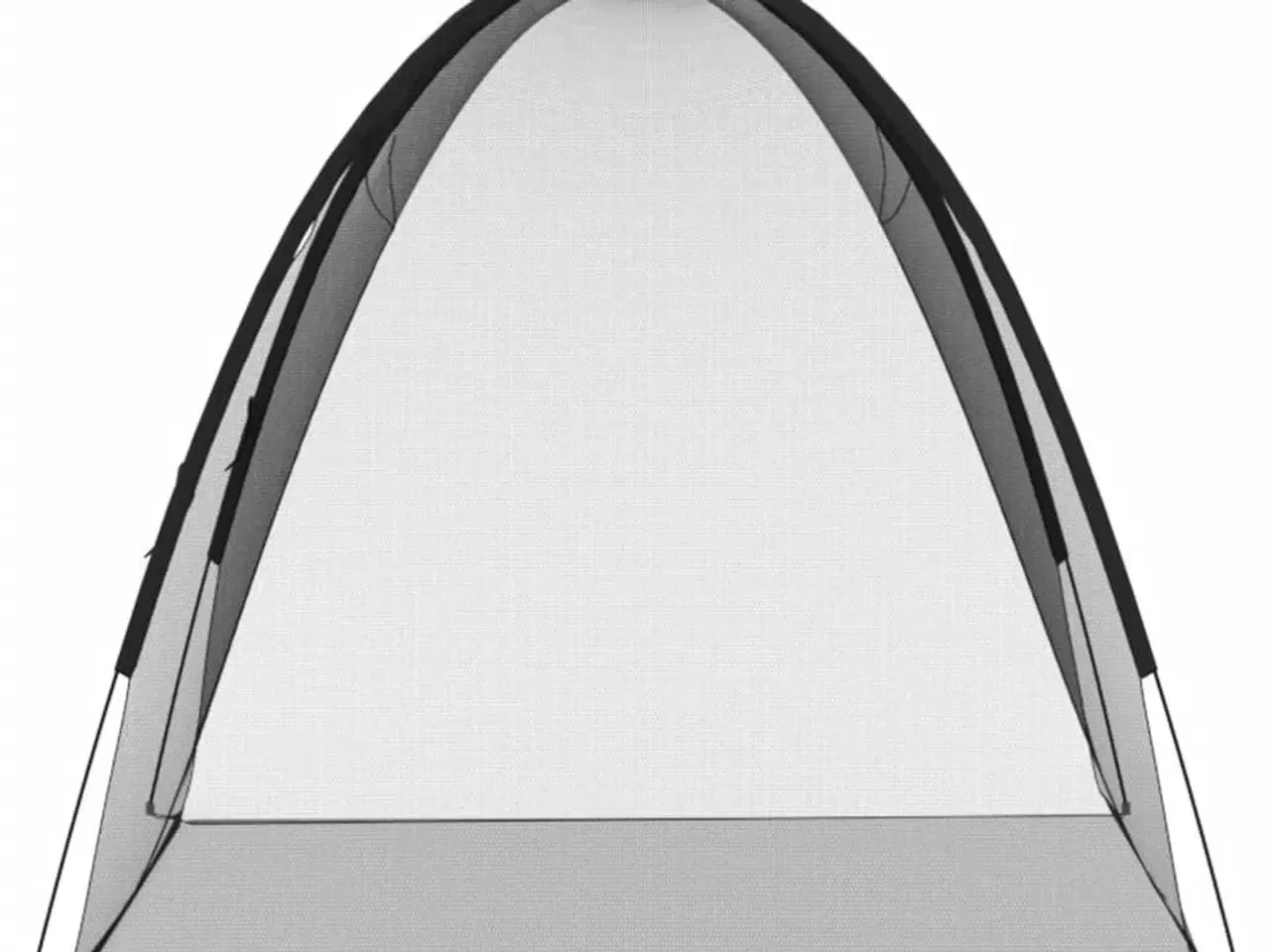 Billede 5 - Myggenet med døre 200x150x140 cm trådnet sort