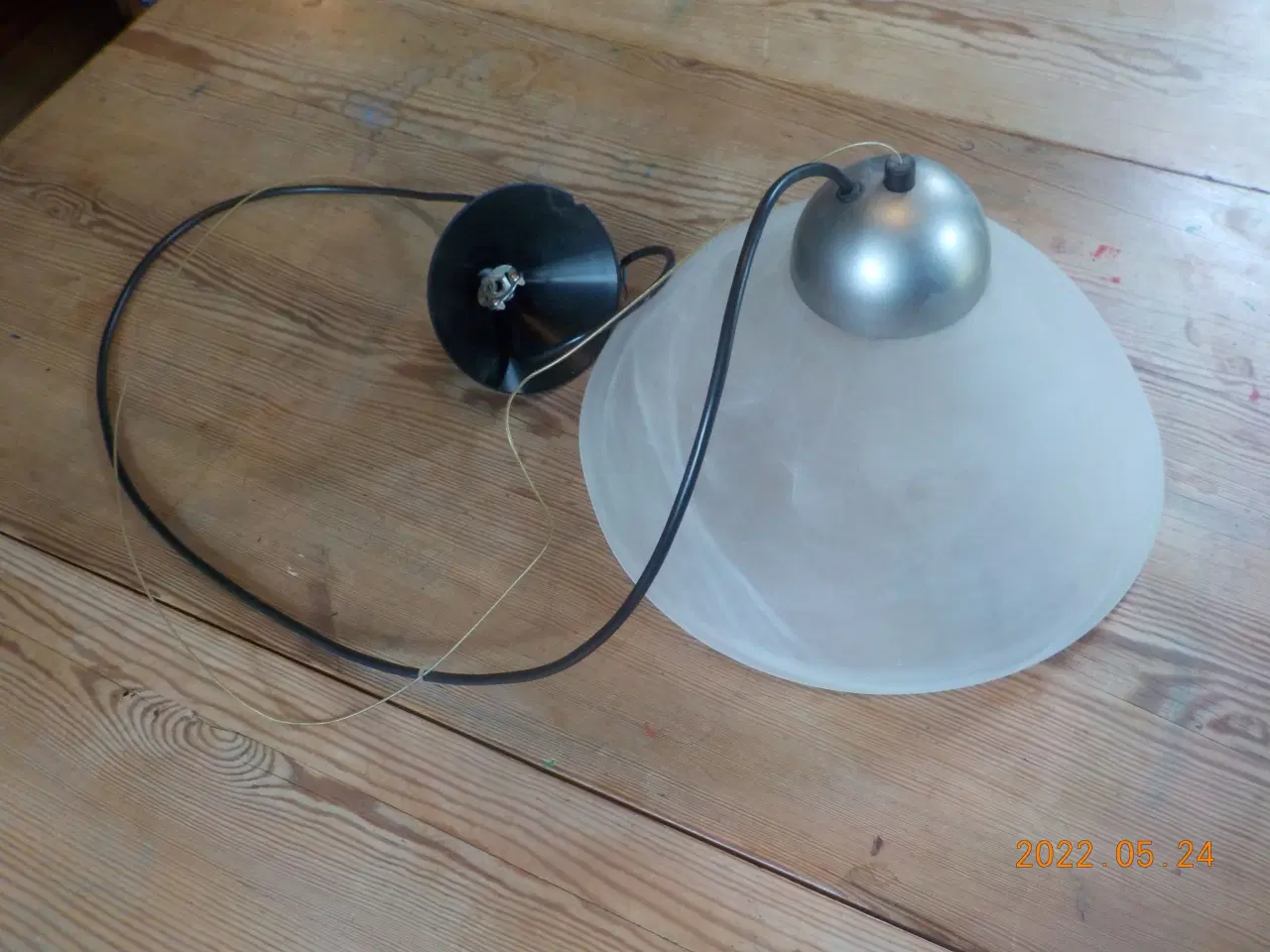 Billede 2 - Lampe, glaspendel