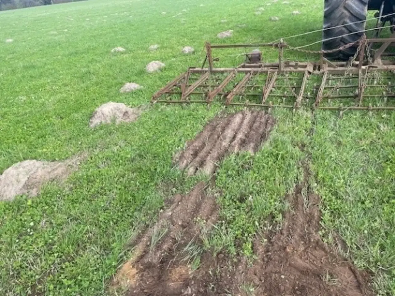 Billede 5 - Gårdspladsrive og muldskudsjævner