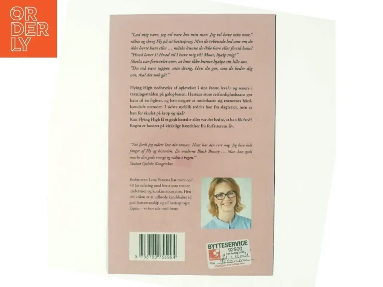Billede 3 - Flying High - hesten der ikke fandt sig i bullshit : roman af Lena Vanessa (Bog)