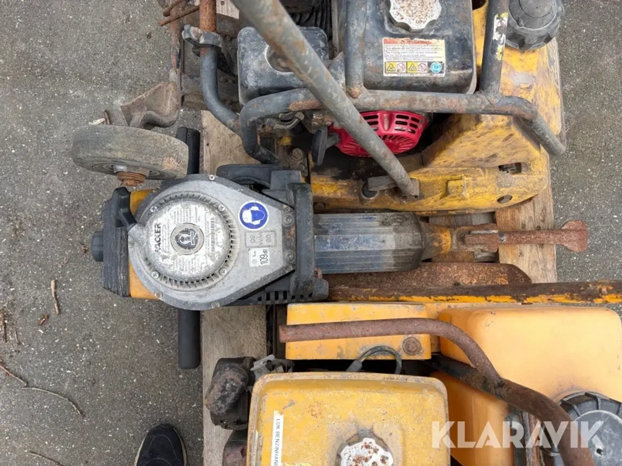 Billede 11 - Pladevibrator + Betonhammer Waker + Dynapac