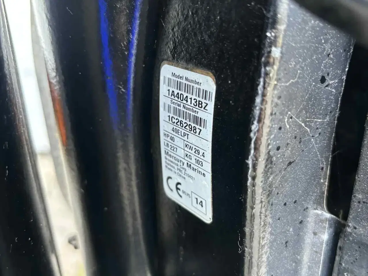 Billede 3 - Mercury 40 hk EFI powertrim og el-start