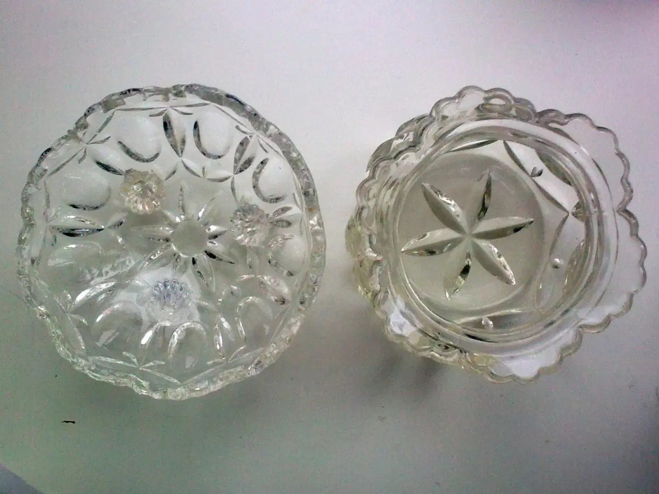 Billede 4 - Sommerfugl ROLF Fyens Glasværk 1934 fodskål vase