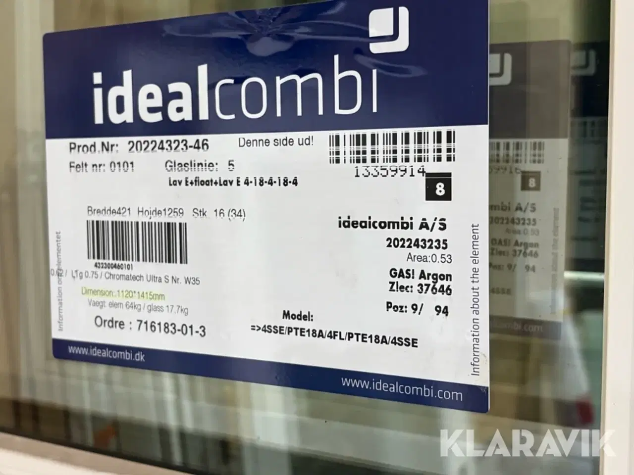 Billede 6 - Vinduer Idealcombi 1120×1415 mm 10 styk